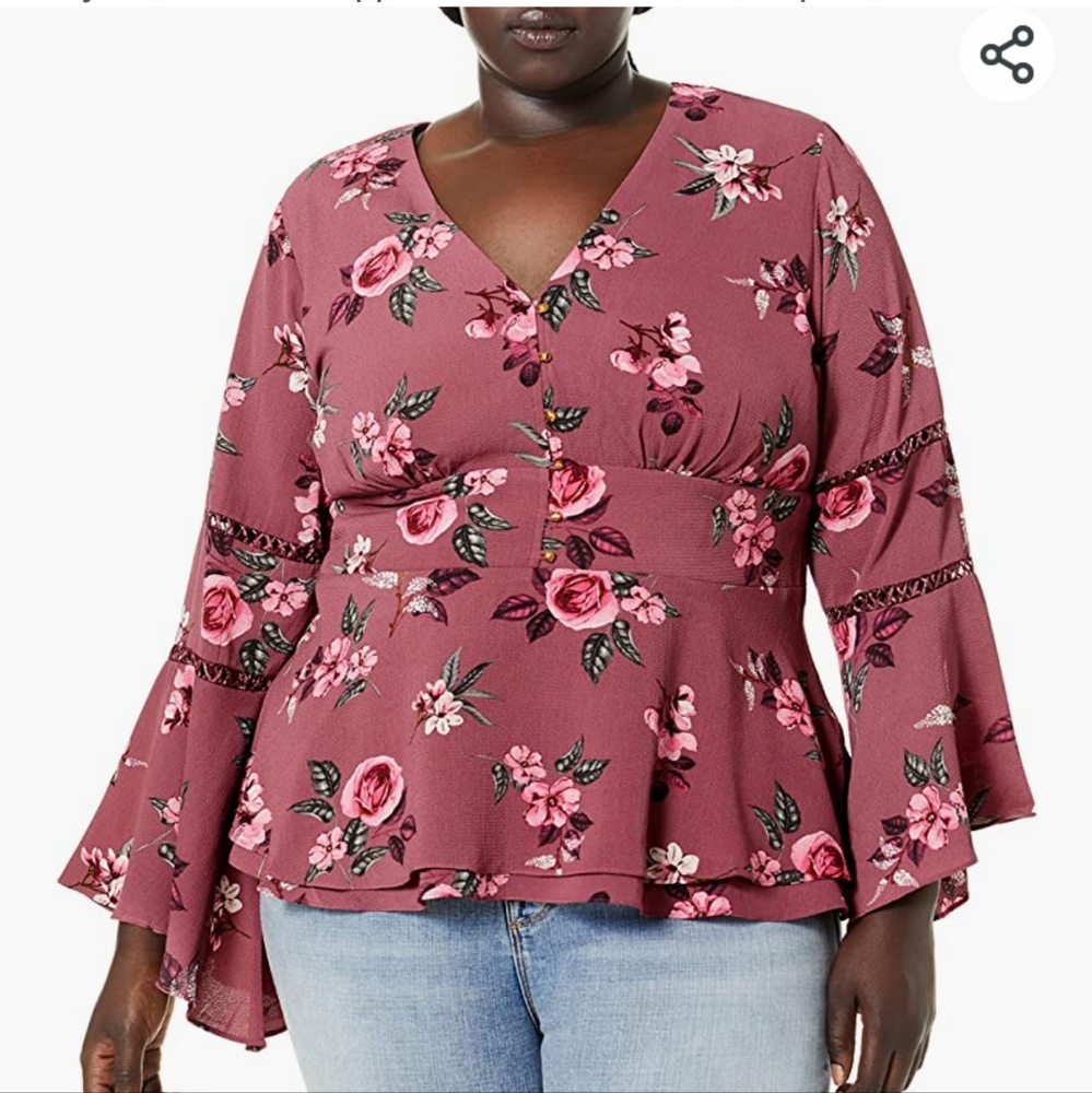 EUC CITY CHIC BLOUSE SIZE 20